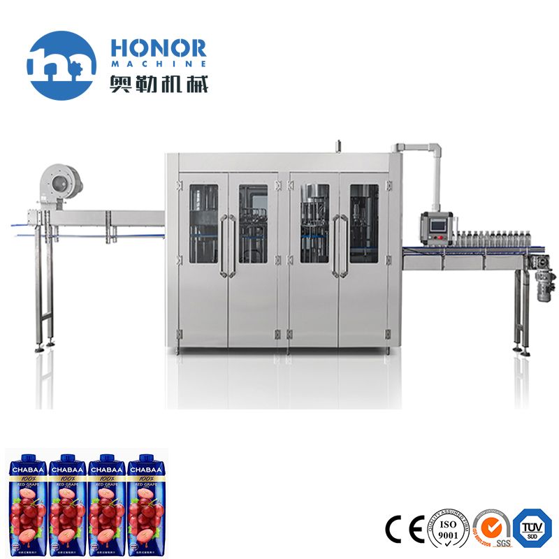 Automatic 500ml Juice Filling and Capping Machine Line