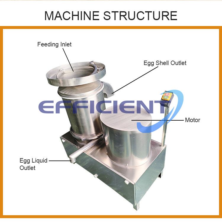 Centrifugal Automatic Egg Breaking Machine