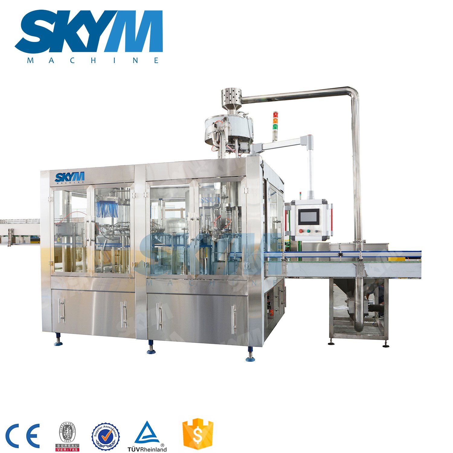 Automatic Beverage Filling Machine for Hot Beverage and Juice Production