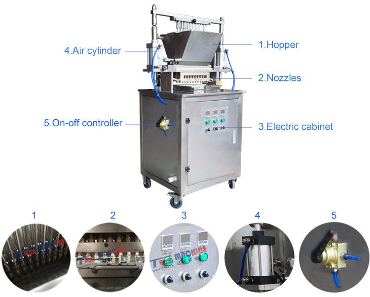 Candy Depositor / Gummy Vitamin Bear Candy Production Machine