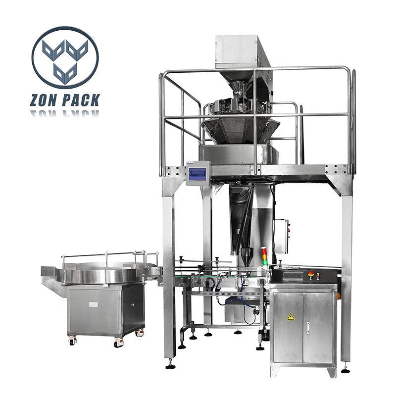 Fully Automatic Cereal Candy Nut Weighing and Straight Rotary Filling Machine