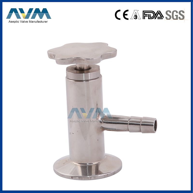 25mm SS316L 10bar Stainless Steel Aseptic Sampling Valve with Gaskets