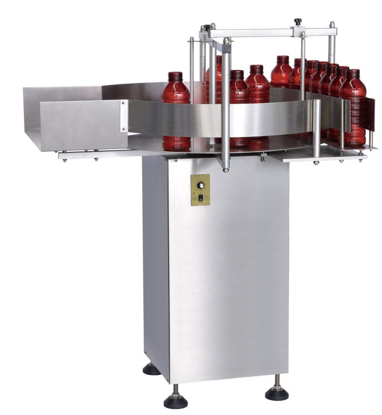 Automated Bottle Rotating Turntable and Sorting System