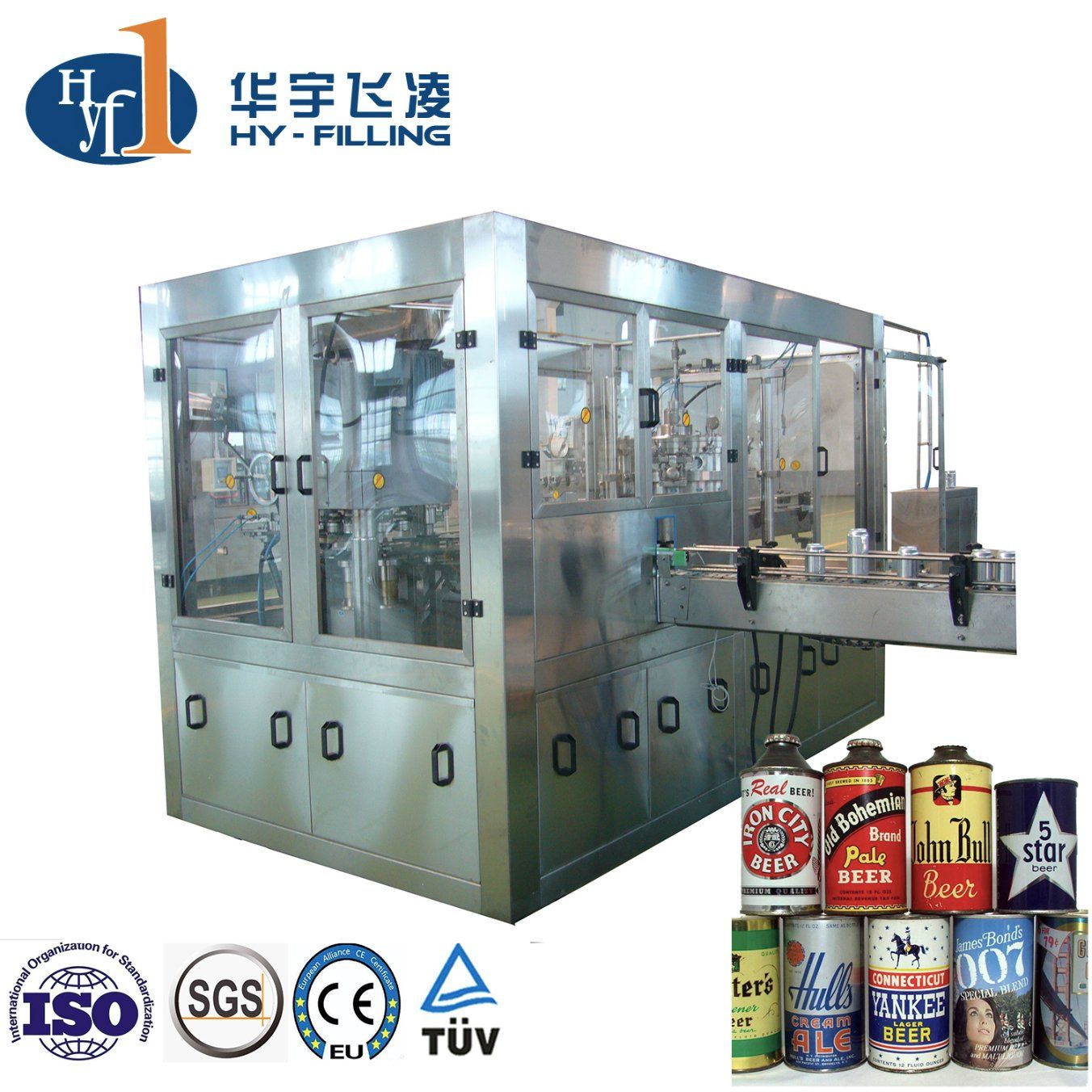 Automatic Aluminum Can Filling Machine for Pet Juice Pulp