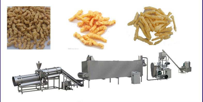 Automatic High-Capacity Baked Kurkure Niknak Production Line
