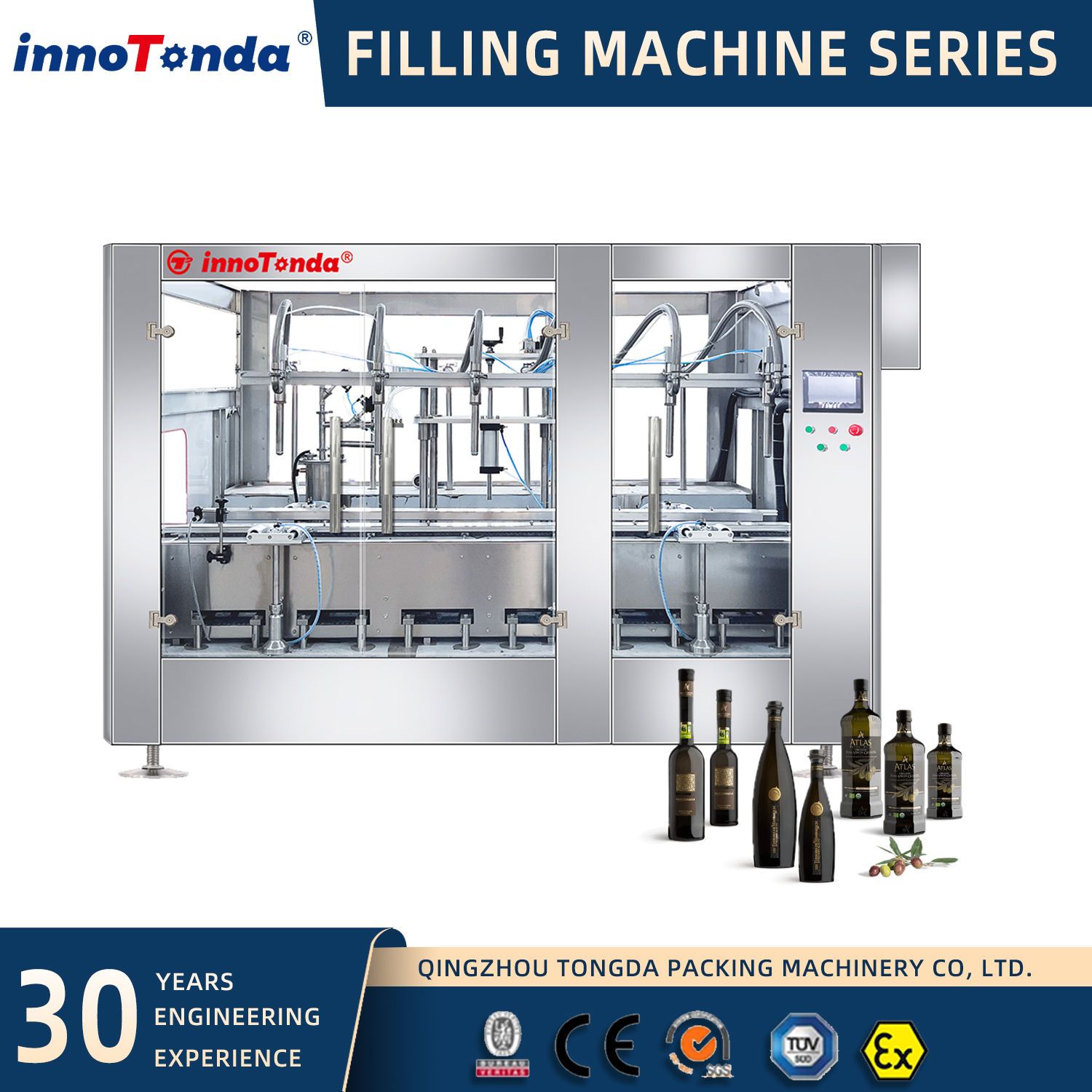 Automatic Linear Gear Pump Filling Machine for Engine Oil