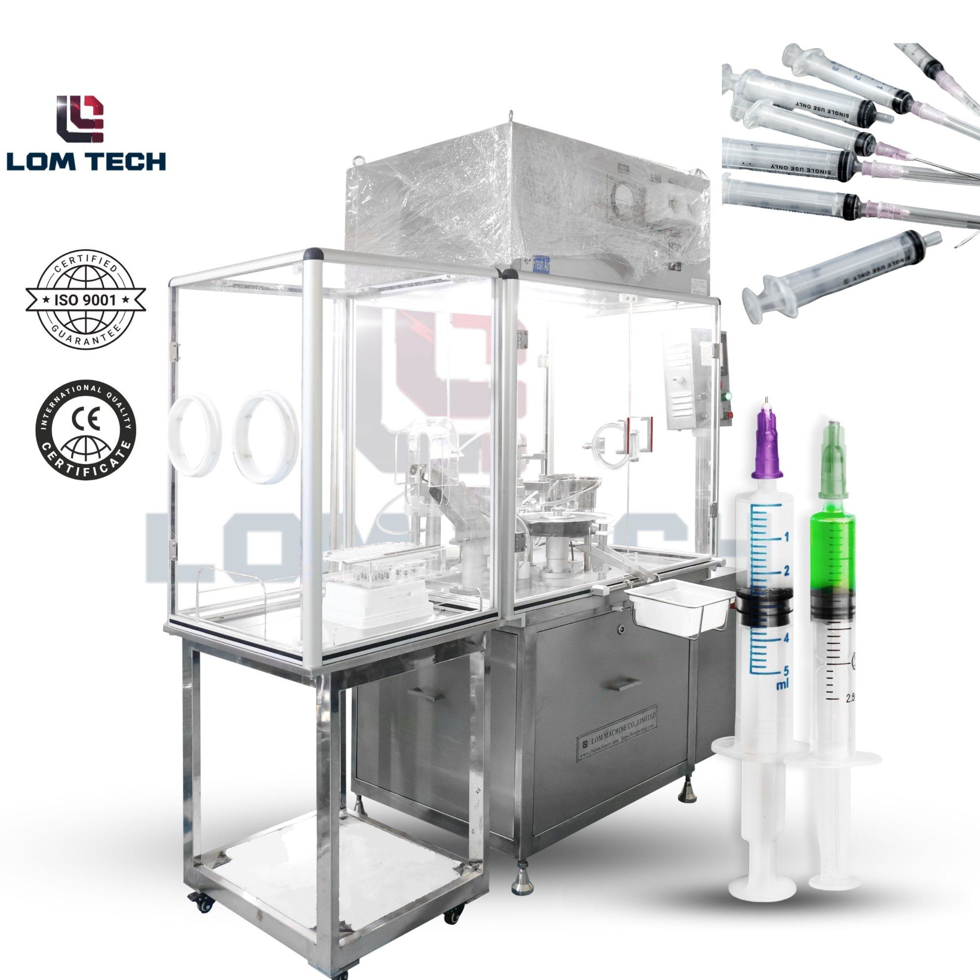Automatic Prefilled Syringe Filling Machine for Viscous Shampoo Liquid