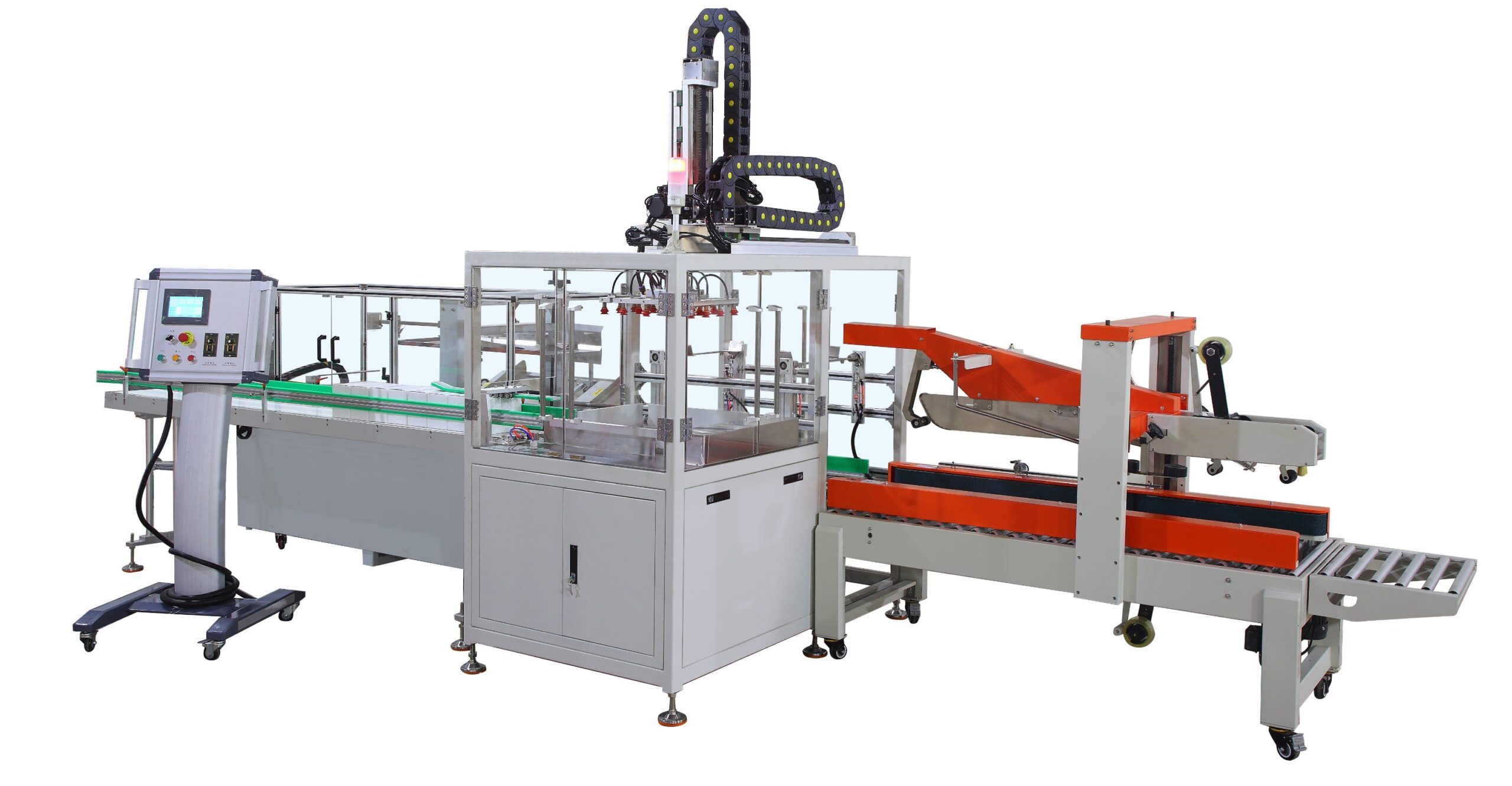 Best-Selling Automatic Cardboard Box Sealing and Erecting Machine