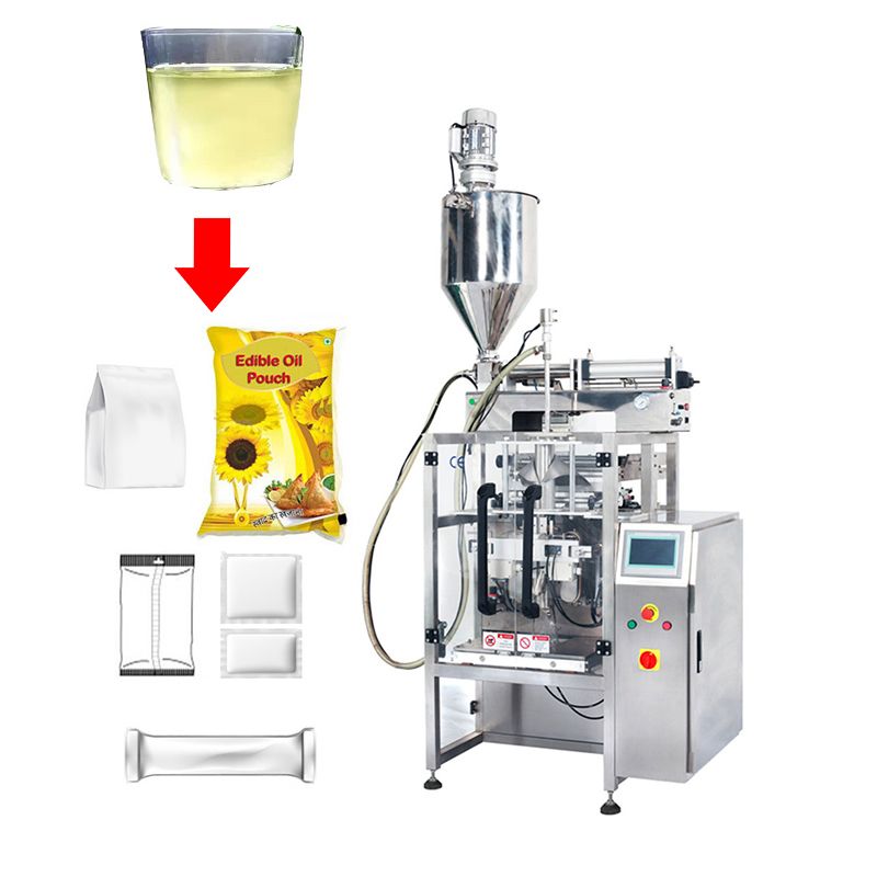 Compact Vertical Packing Machine for Salad in Back Seal Bag
