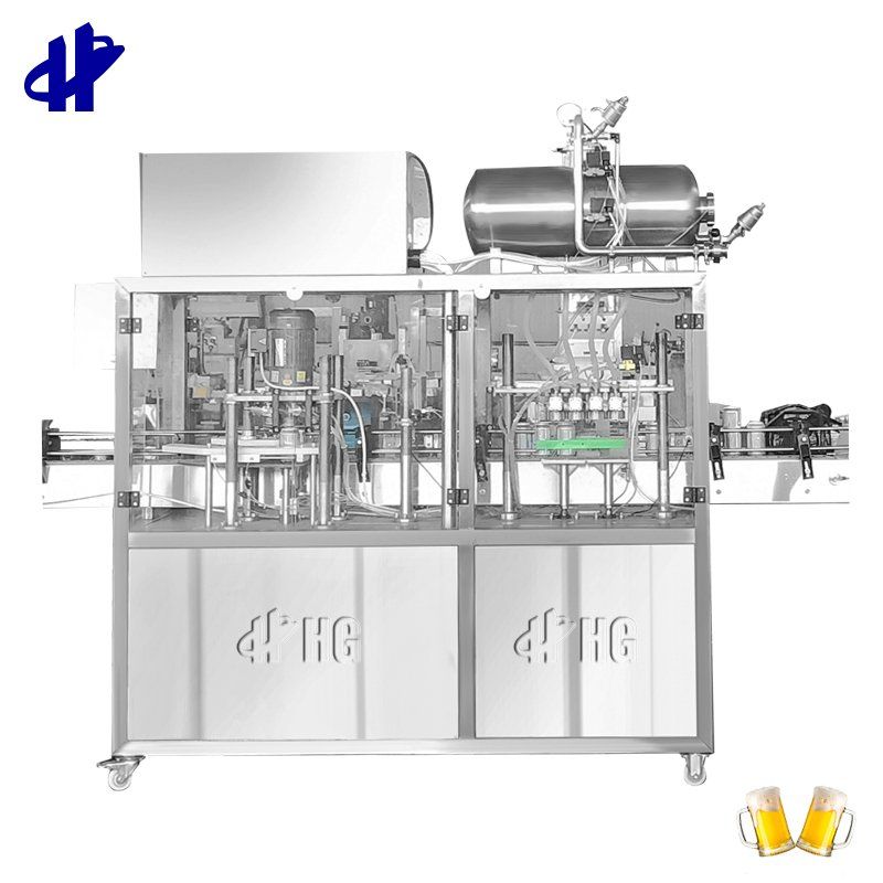 500 Cans Per Hour Beer Can Filling Equipment