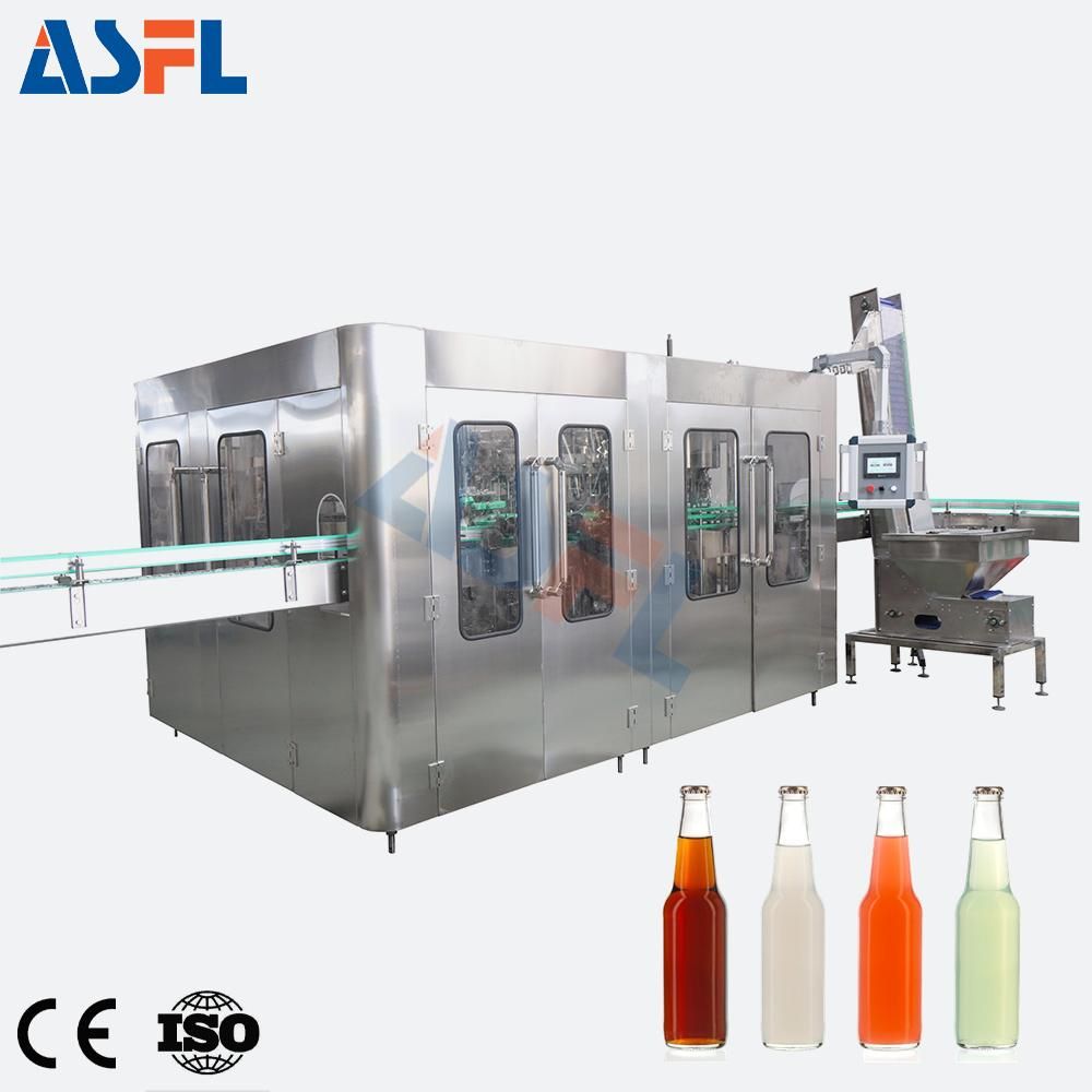 6000 BPH Glass Bottling Machine for Beer and Soda Filling