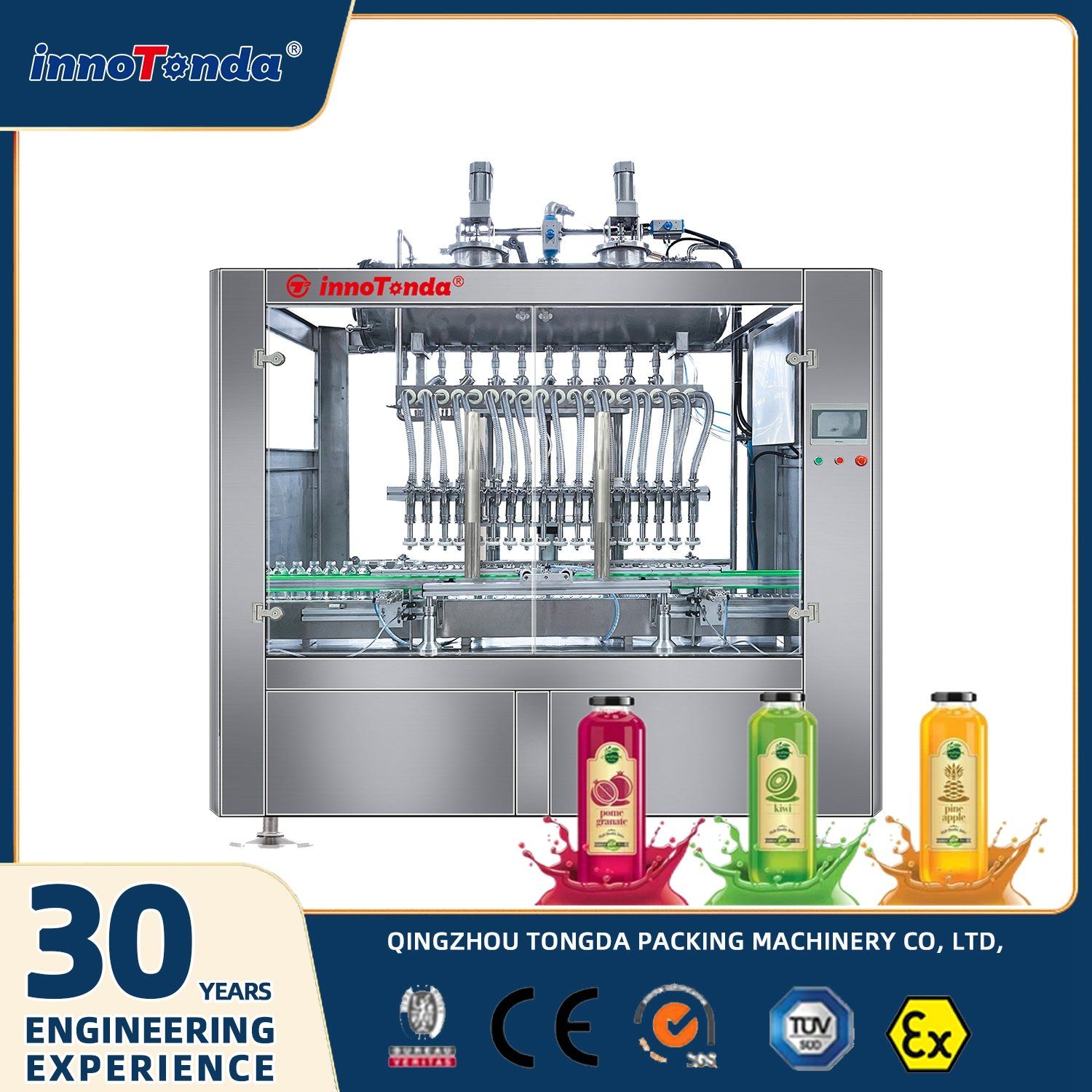 Automatic Liquid Rotary Vacuum Filling Machine for Glass Bottles (Whisky