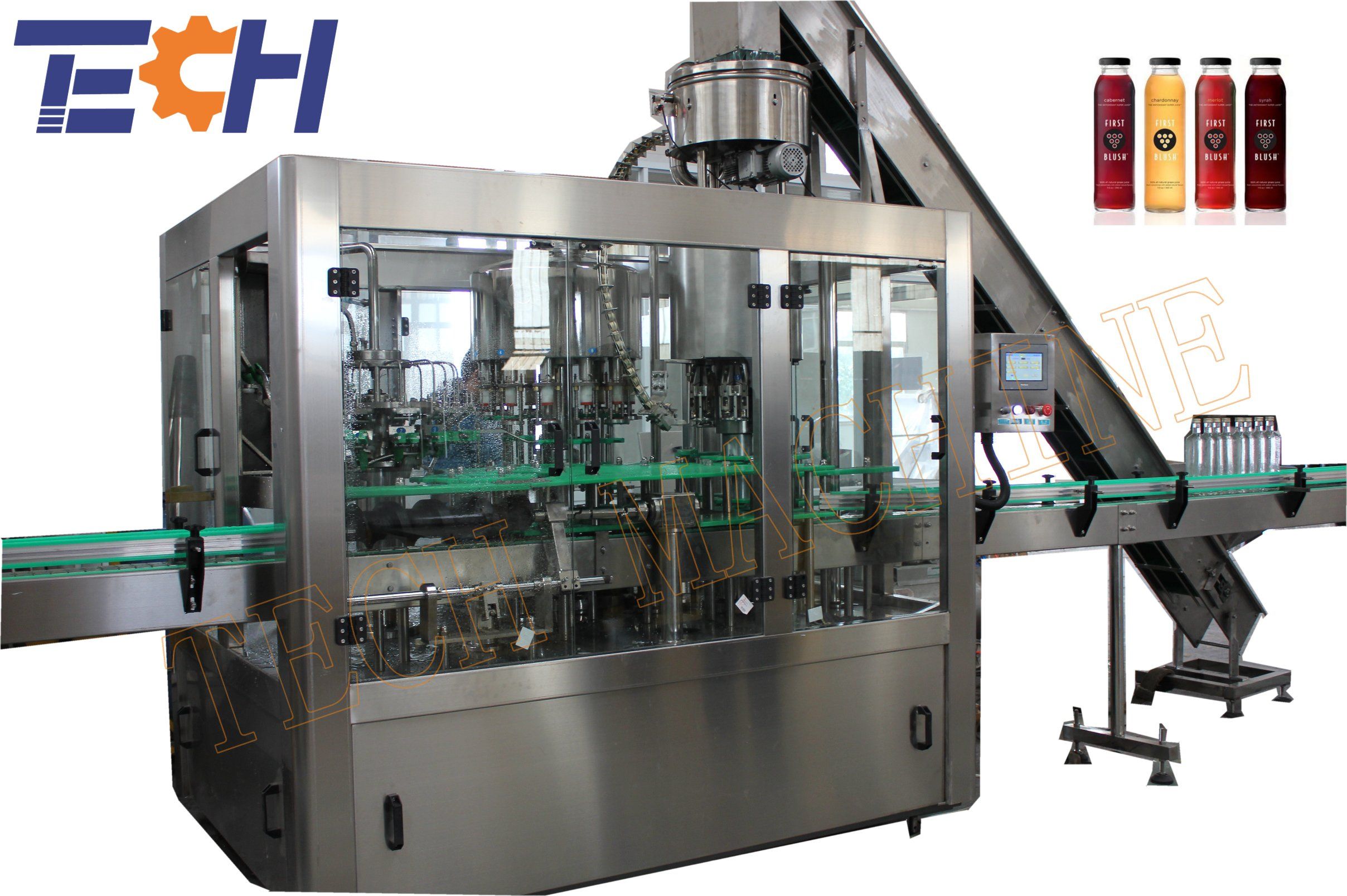 Automatic Spring Water Filling Machine with ROPP/Aluminum Cap