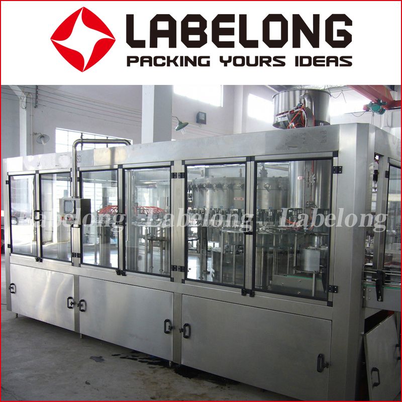 Beer Filler Capper and Carton Box Sealing Machine