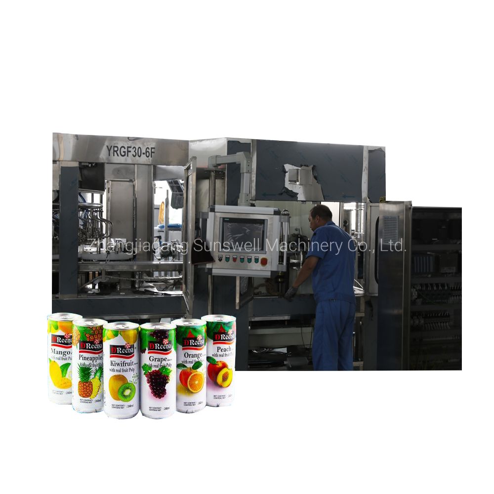 Best-Selling Aluminum Can Filling and Sealing Machine for Fruit Juice