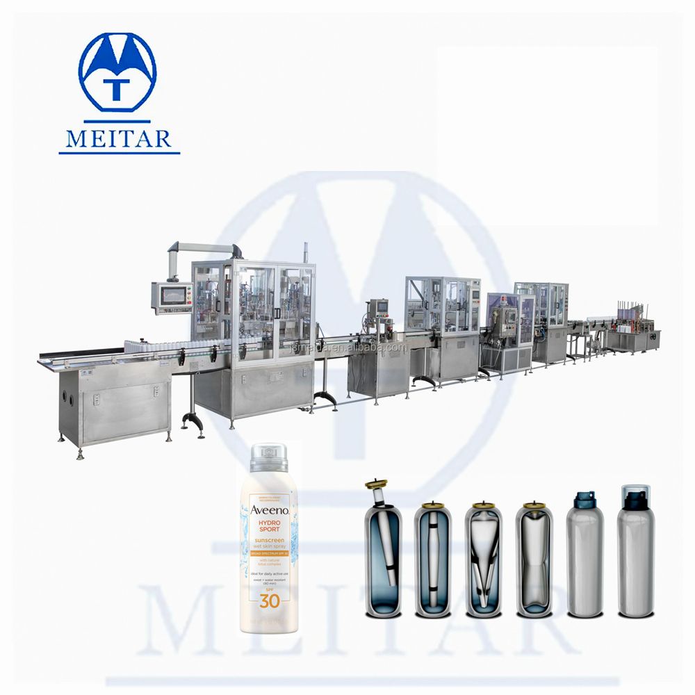 Certified Fully Automatic Shaving Foam Filling Machine Line in India