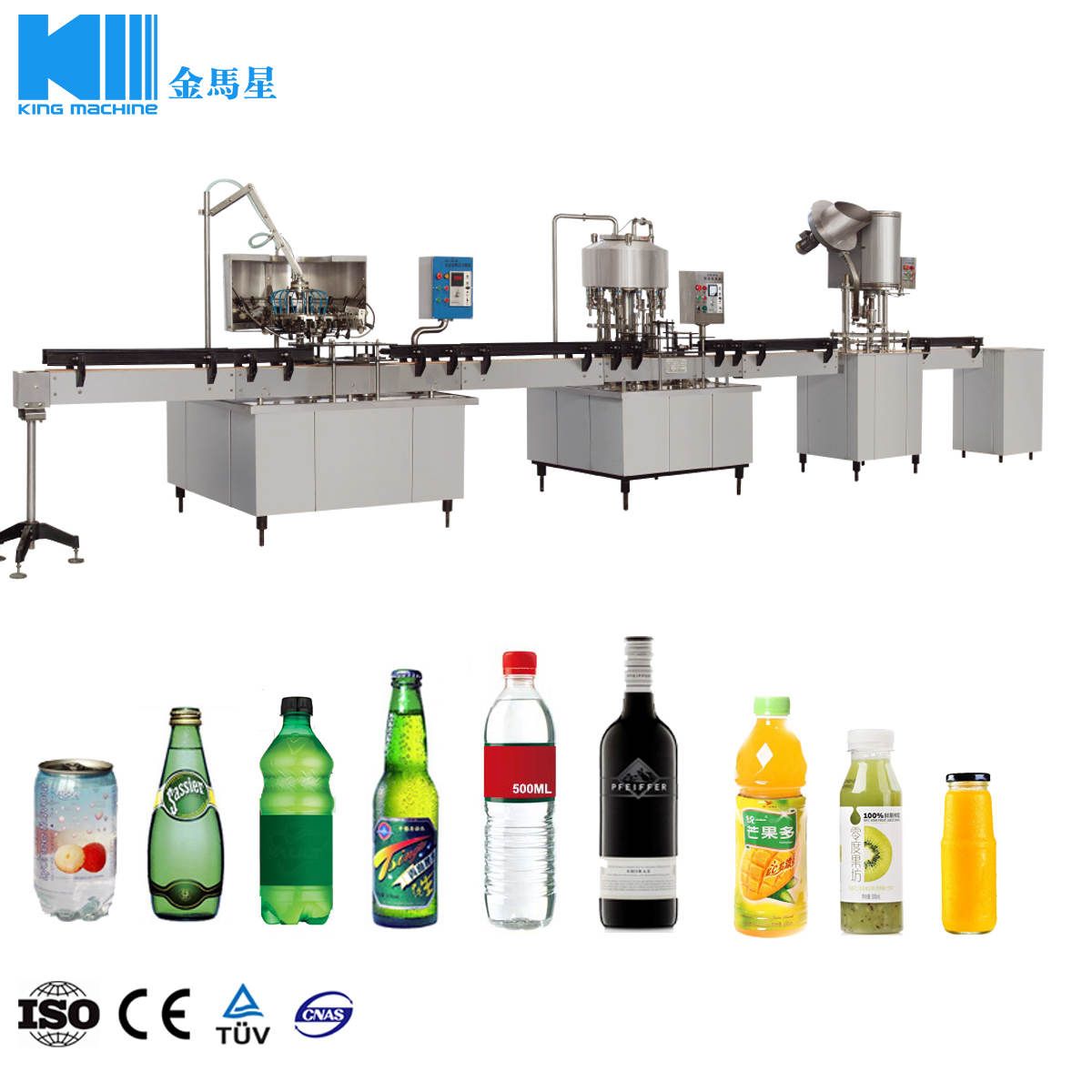 Energy Drink Can Filling and Sealing Machine - 1000 Cans per Hour