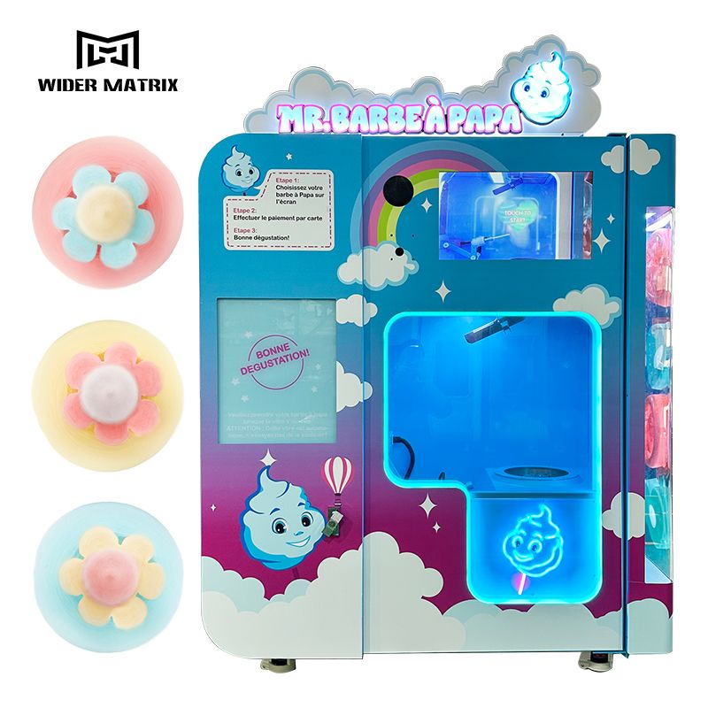 Latest High-Quality Commercial Automatic Cotton Candy Vending Machine