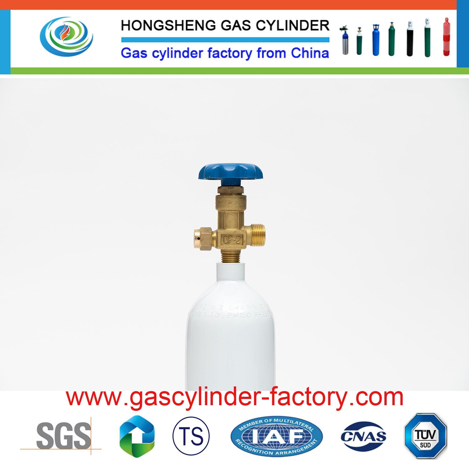 2022 High Purity C2H2 Acetylene Gas with Acetone Filler