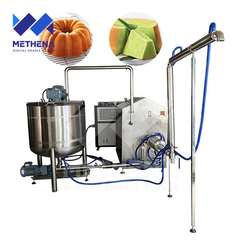Automatic Cake Batter and Cream Aerator Machine for Marshmallow Candy