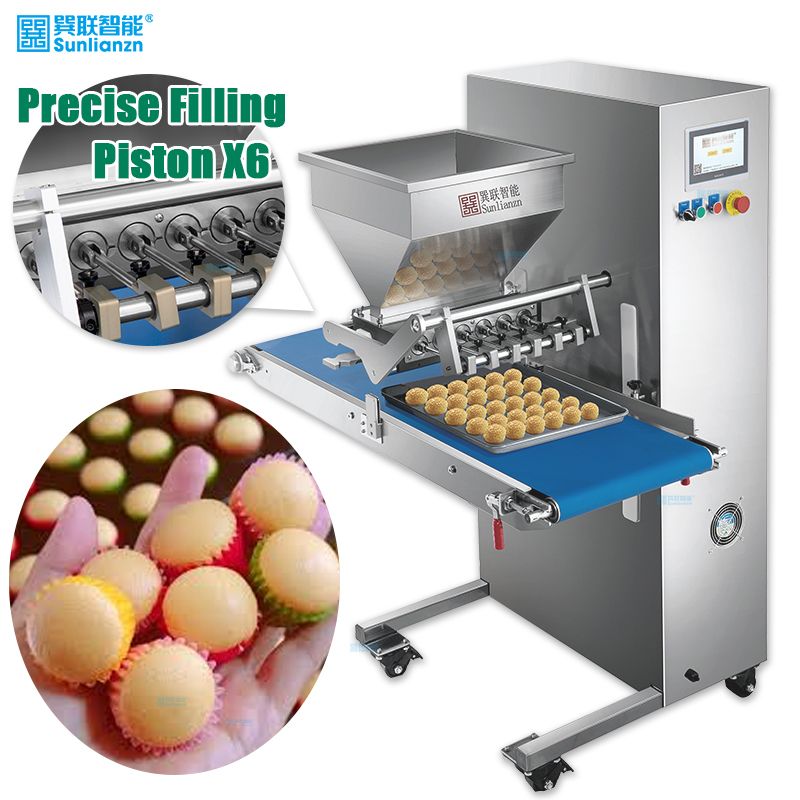 Automatic Muffin Batter Filling Machine with Piston Injector for Cupcakes