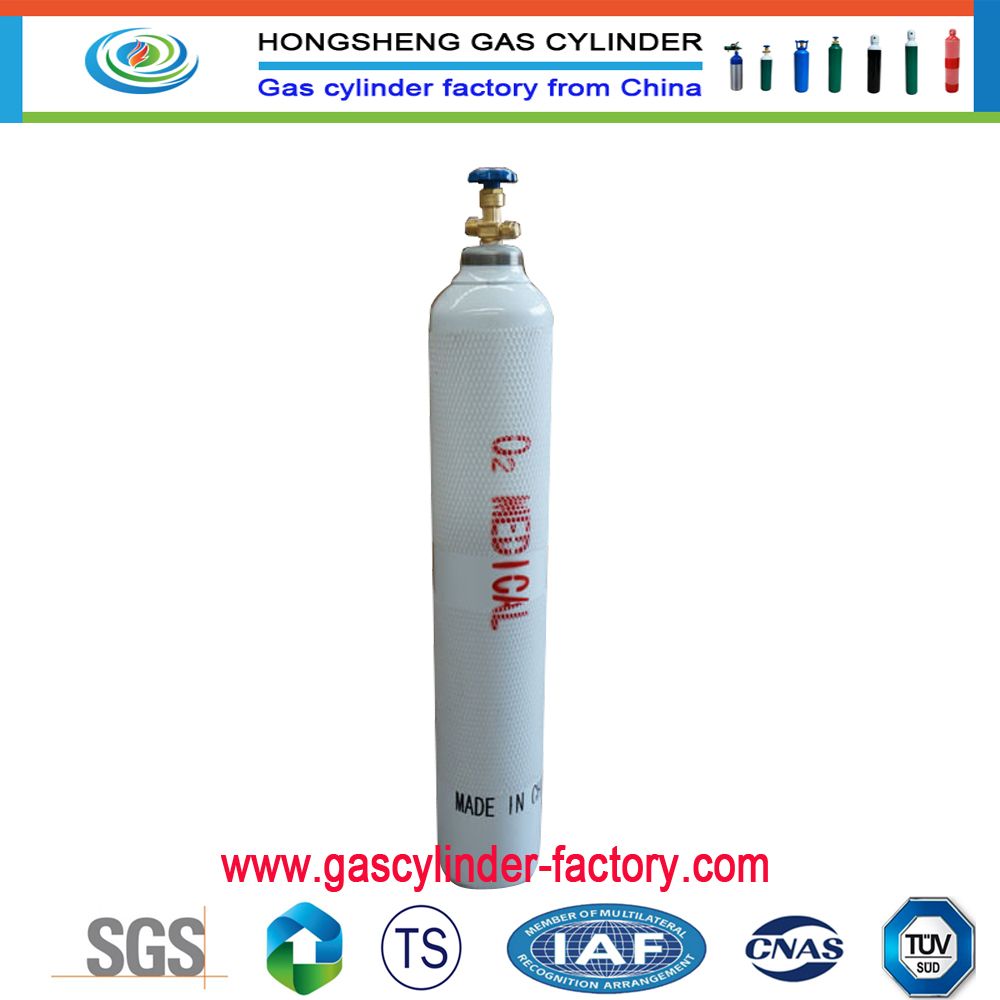 10L ISO9809-1 Tped 200bar 34CrMo4 Seamless Steel Medical Oxygen Gas Cylinders
