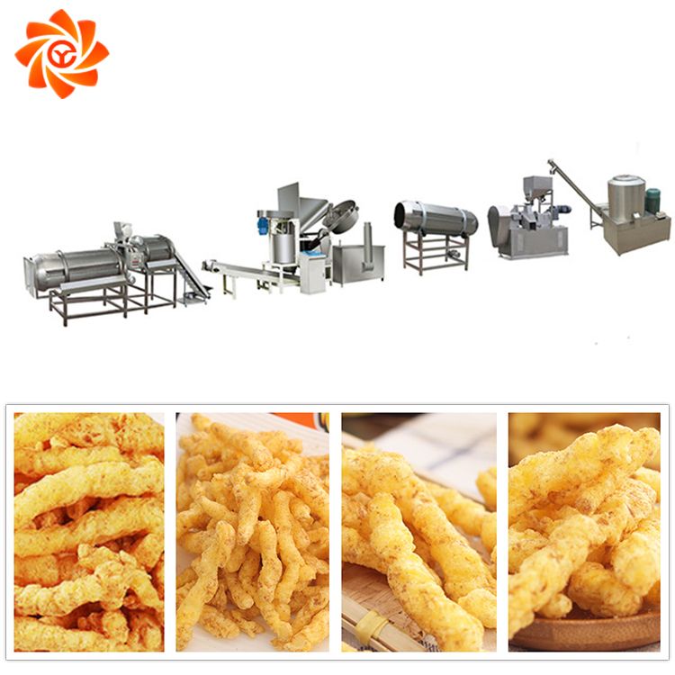 200kg/H Kurkure Corn Curls Production Line Food Extruder Machine