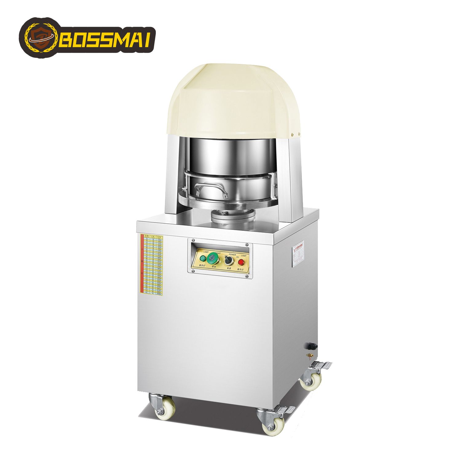 36PC Electric Volumetric Dough Cutter Divider for Toast Bread - Commercial Use