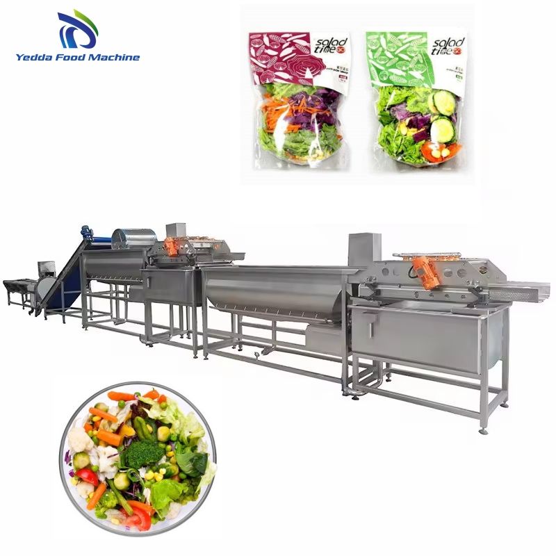 Automated Production Line for Vegetable Lettuce and Cabbage Salads