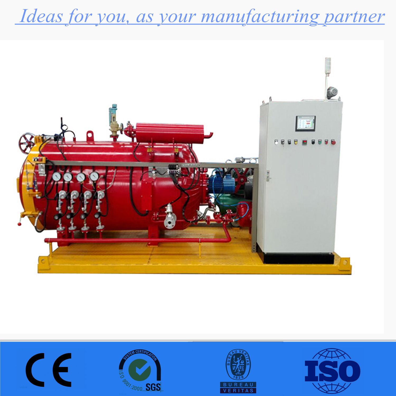 3000X8000mm Automatic Carbon Fiber Composite Autoclave from China