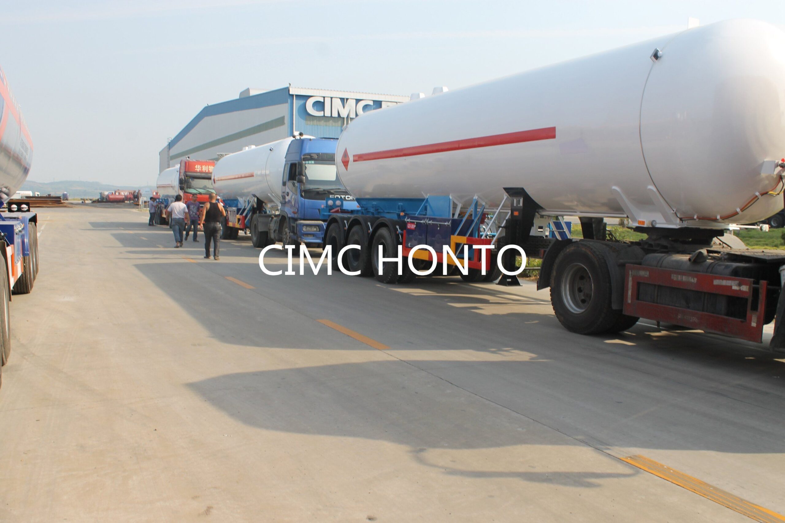 62cbm LPG Semi-Trailer Trucks for Sale