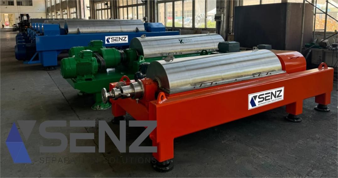 Continuous Decanter Centrifuge for Solid Separation