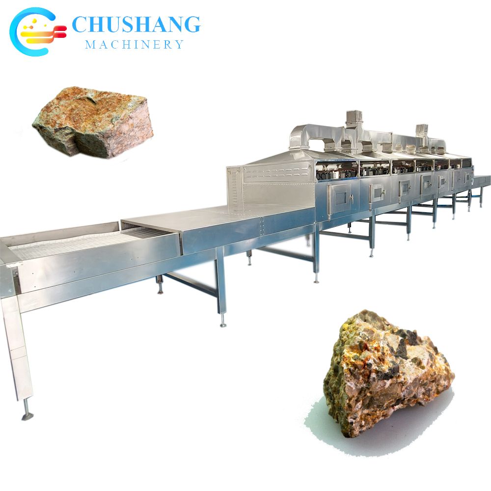 Industrial Microwave Tunnel Dryer Equipment for Rare Earth Ore Drying