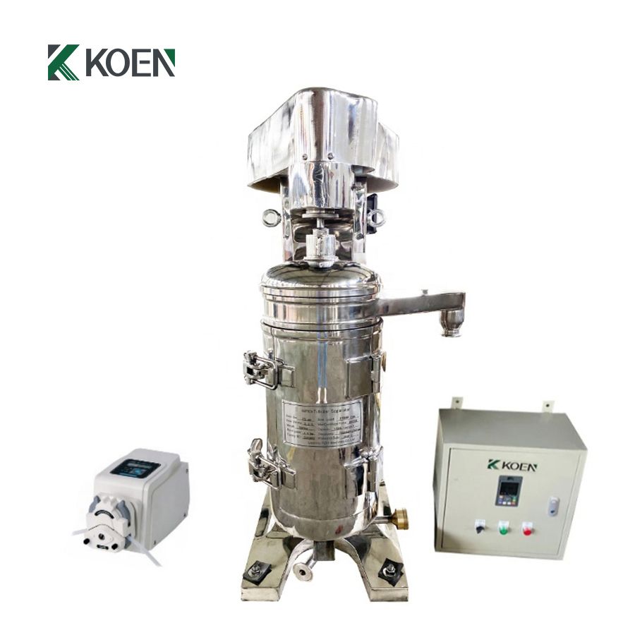 Vertical Gq75 Tubular Centrifuge for Coffee Clarification