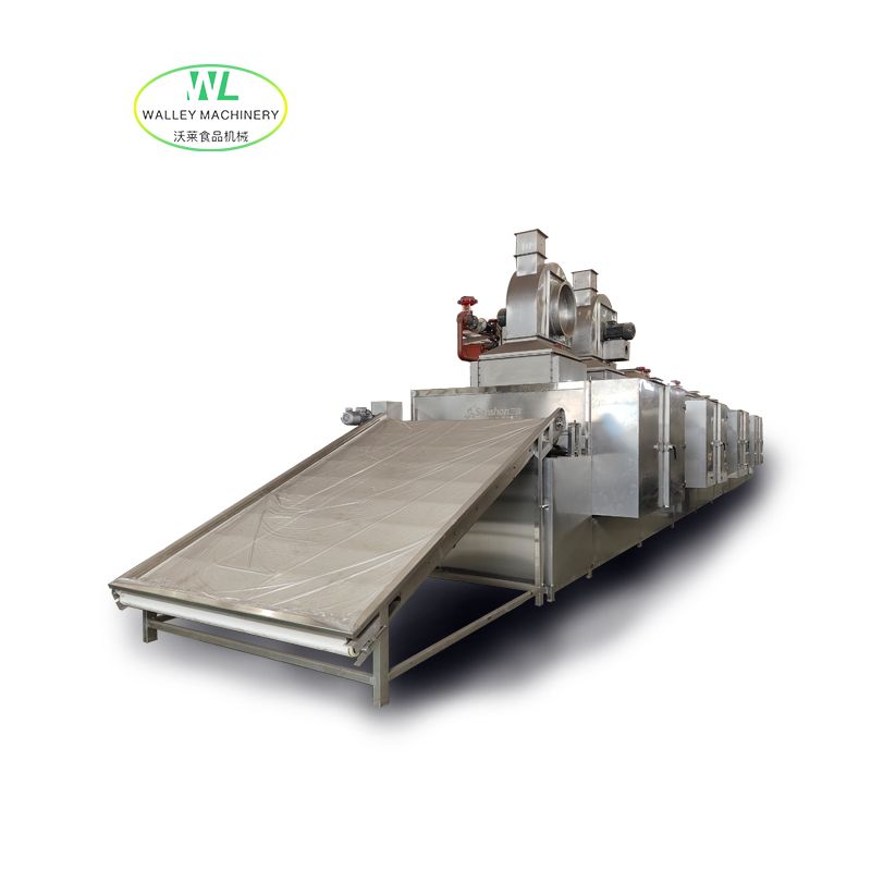 Walley Stainless Steel Single-Layer Mesh Belt Dryer for Seafood