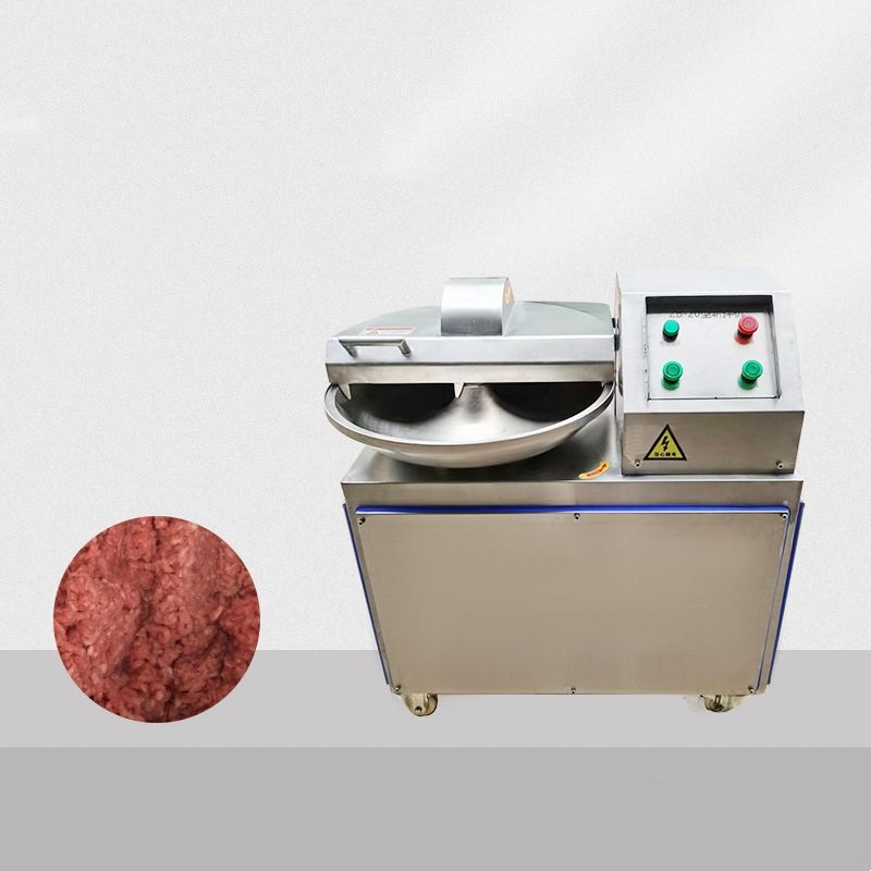 300kg/H High Demand Meat Bowl Cutter - Chicken Meat Chopping Machine for Sale