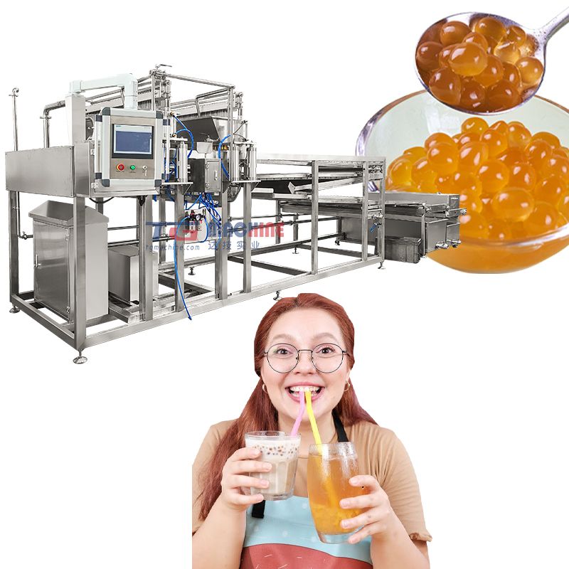 High-Efficiency Perfectly Round Fruit Juice Ball Boba Production Line