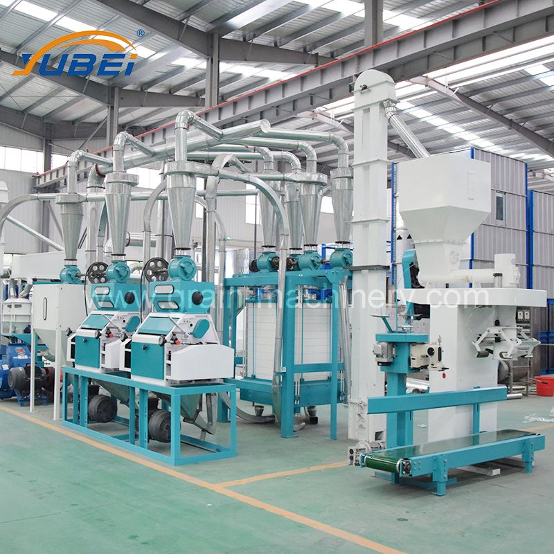 20 Ton Corn Flour Milling Machine with Roller Mill