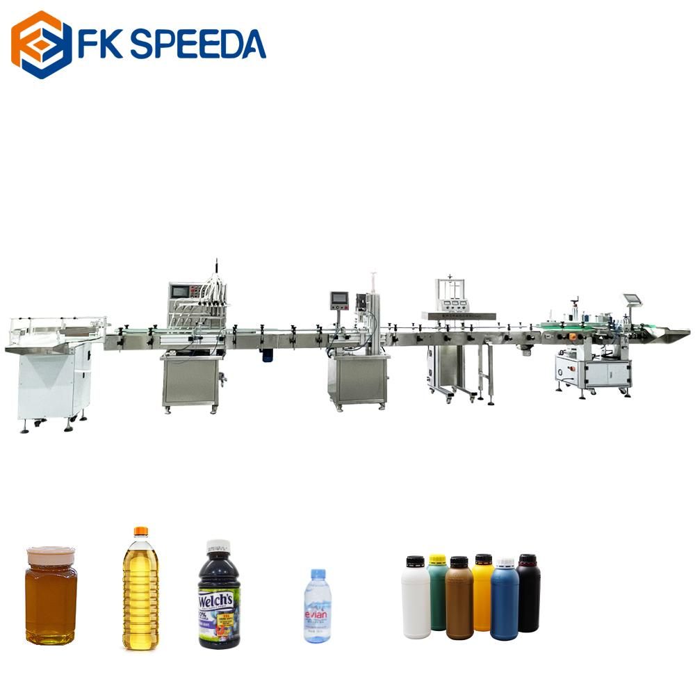 Automatic Bottle Filling Machine for Lychee Juice