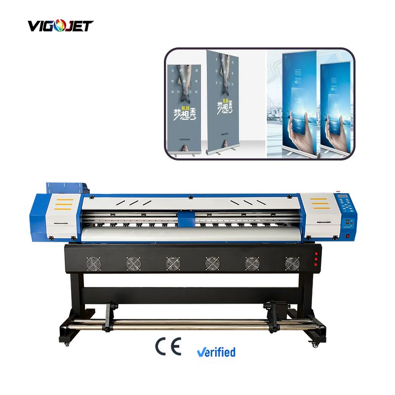 1.8m Eco Solvent Printer Featuring Water-Based Ink