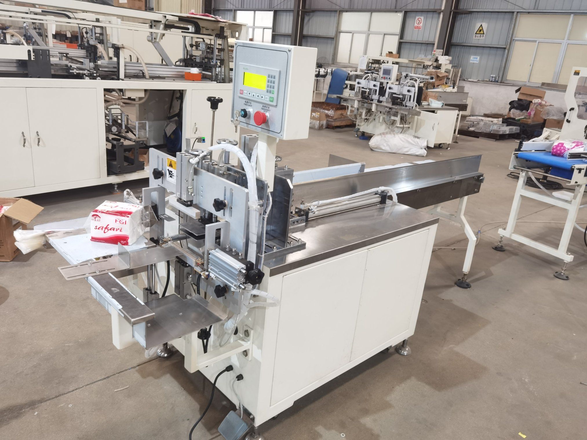Affordable Semi-Automatic and Efficient Napkin and Towel Paper Packaging Machine
