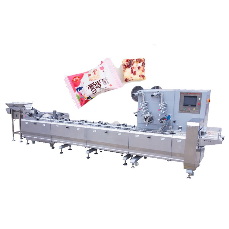 Candy Sweet Bar Pillow Packaging Machine Flow Wrap Machine