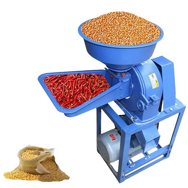 Gasoline-Powered Grinding Machine for Wheat
