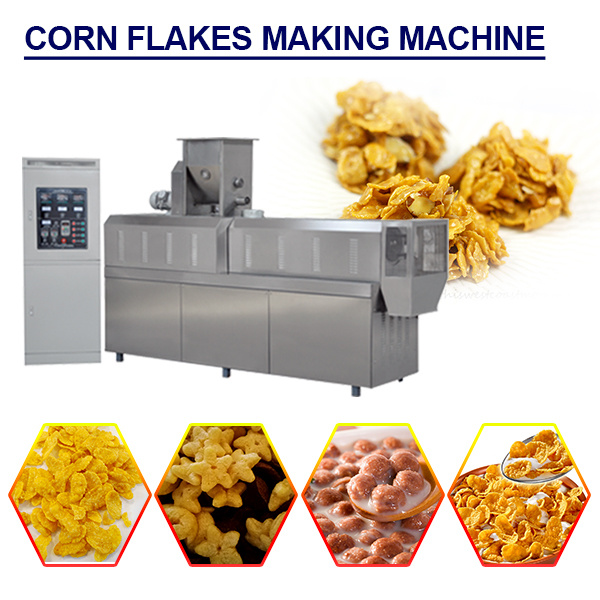 Instant Corn Flakes Production Equipment for Puffing Cereal Foods