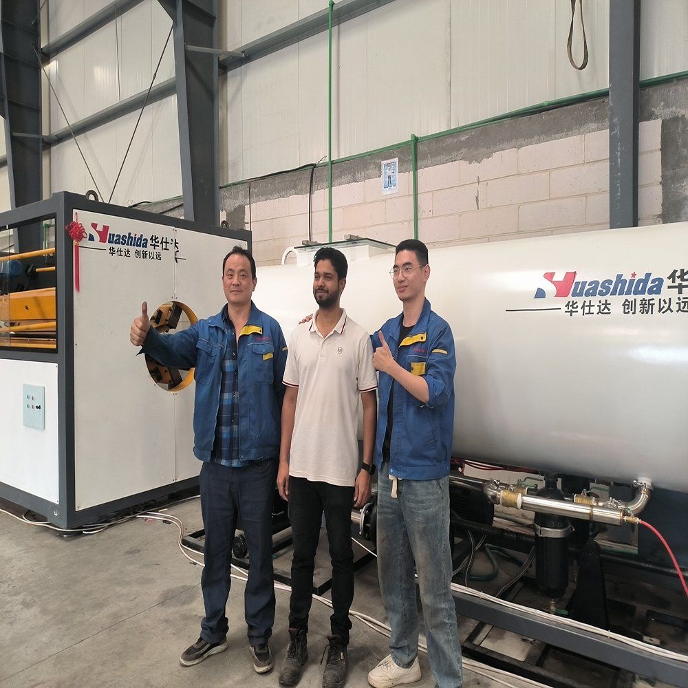 HDPE Jacketed Pre-insulated Pipe Shell Extrusion Machine