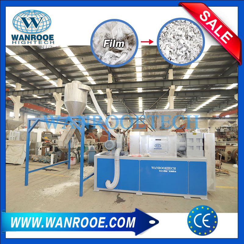 100-1000 kg/H Waste Diaper Residue Plastic Film Squeezing Machine