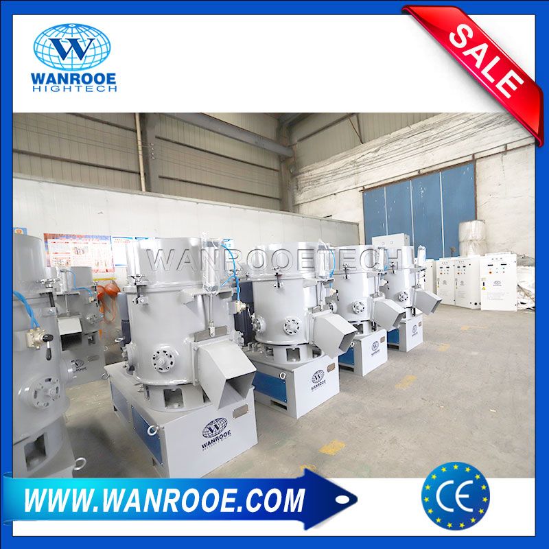 100-1000kg/H PP PE Film Agglomerator Plastic Recycling Machine