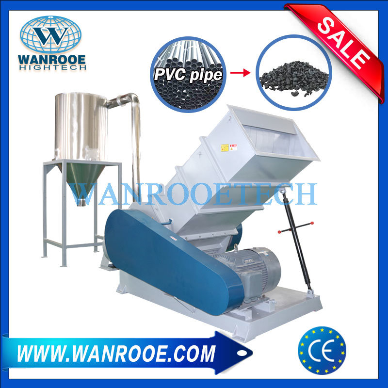 100-2000 kg/H PVC PE Plastic Pipe Shredder and Profile Crusher Machine