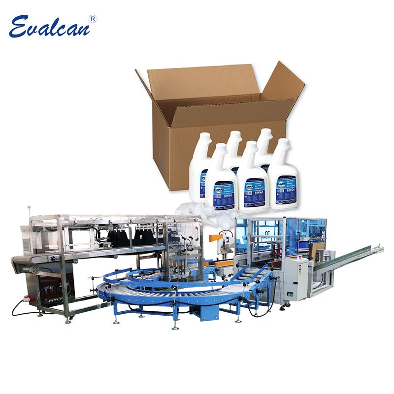 Automated Carton Box Packaging System for Liquid Soap