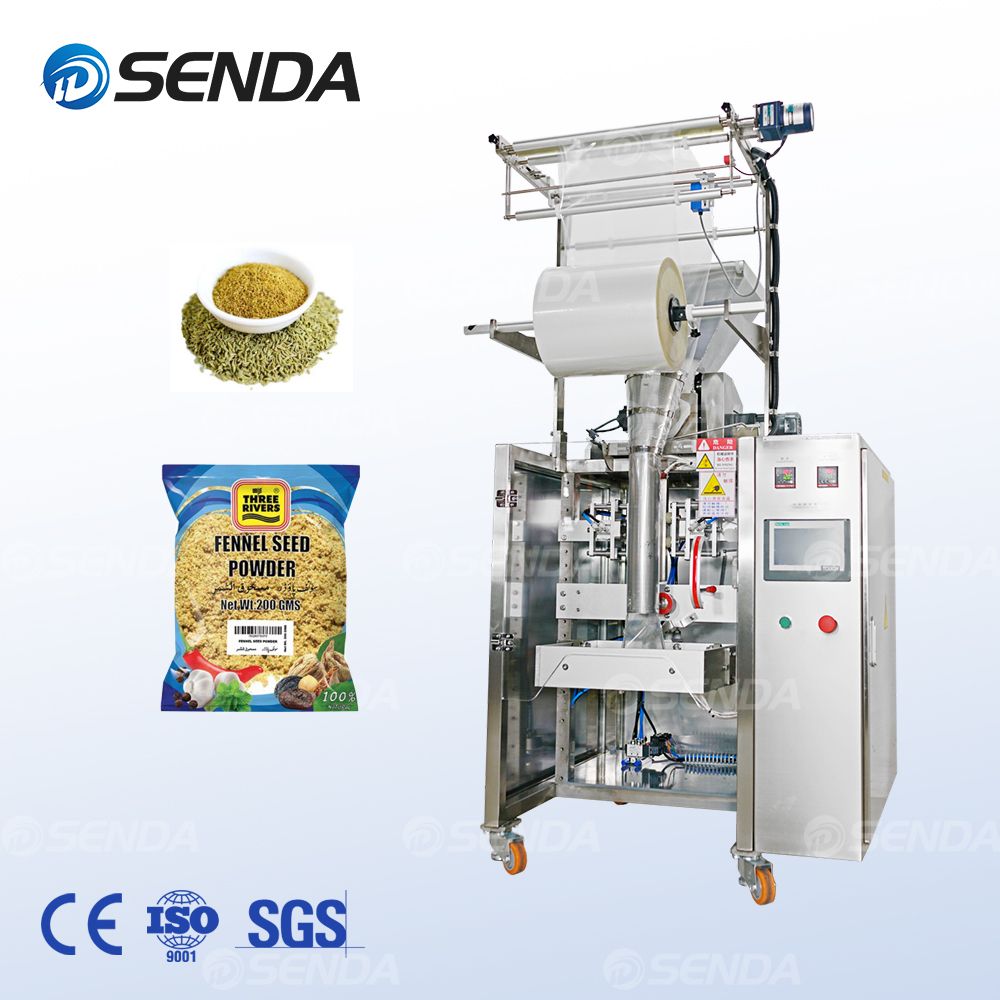 Automatic Powder Packing Machine SD-80iif for Organic Fennel Seed Powder Sachets